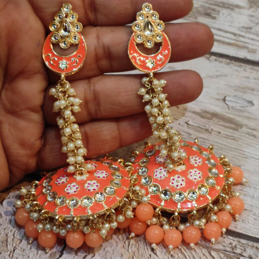 AMARPALI PEACH EARRING