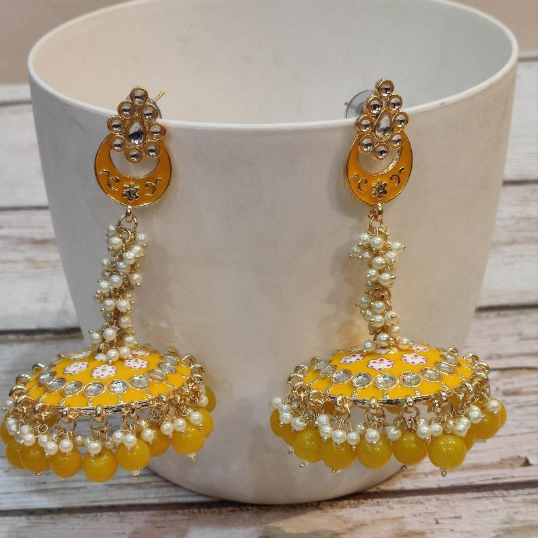 AMARPALI YELLOW EARRING