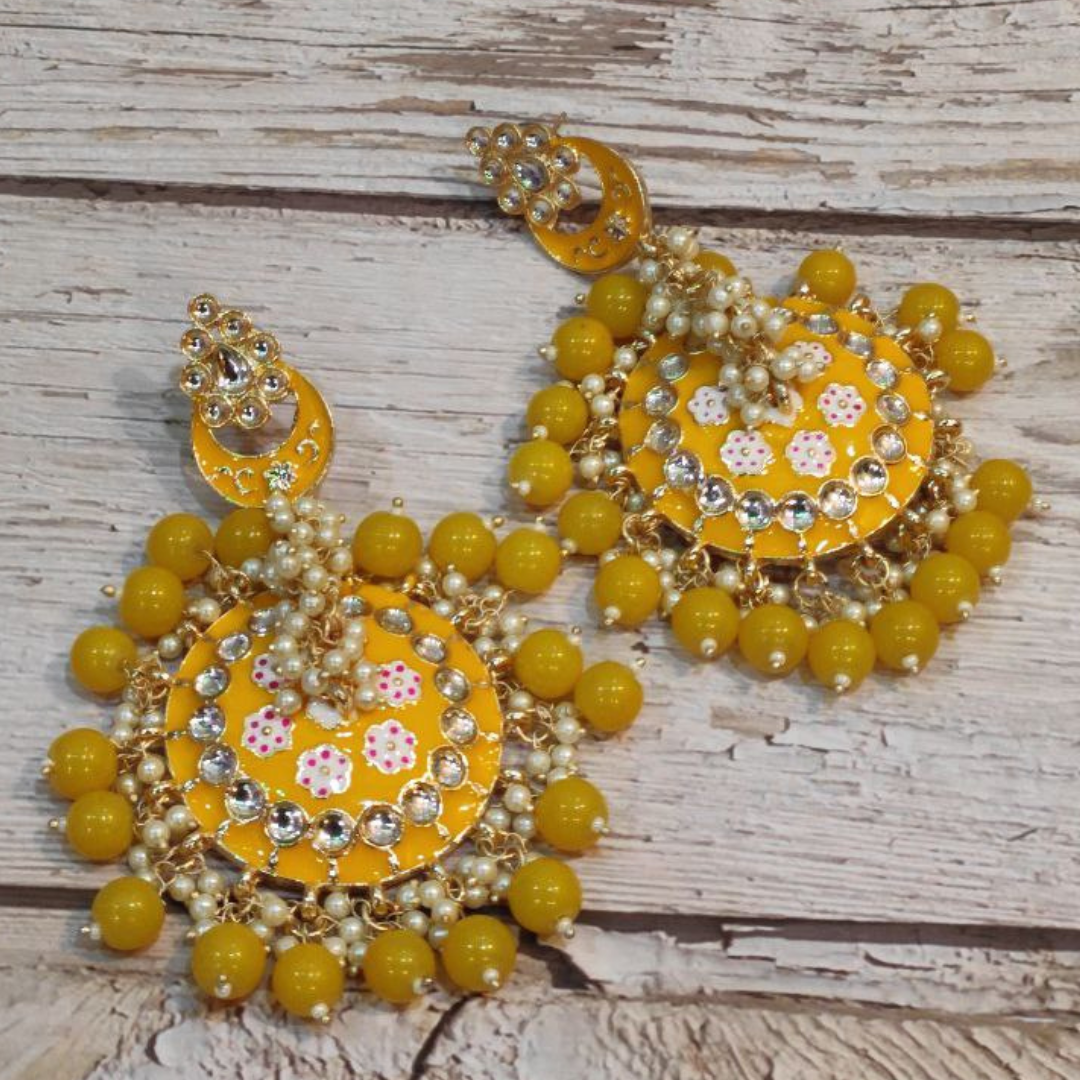 AMARPALI YELLOW EARRING