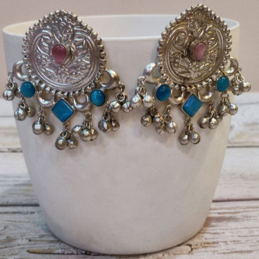 APRAJITA PINK-TURQUOISE EARRING