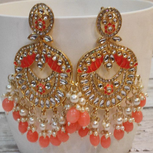 CHITRA ORANGE EARRING