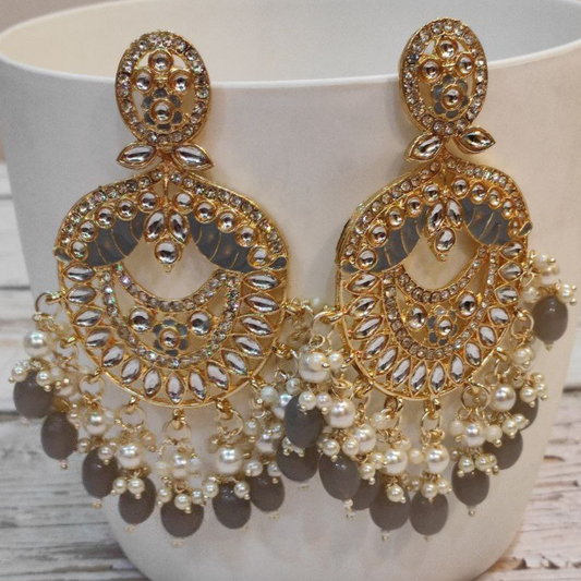 CHITRA GREY EARRING