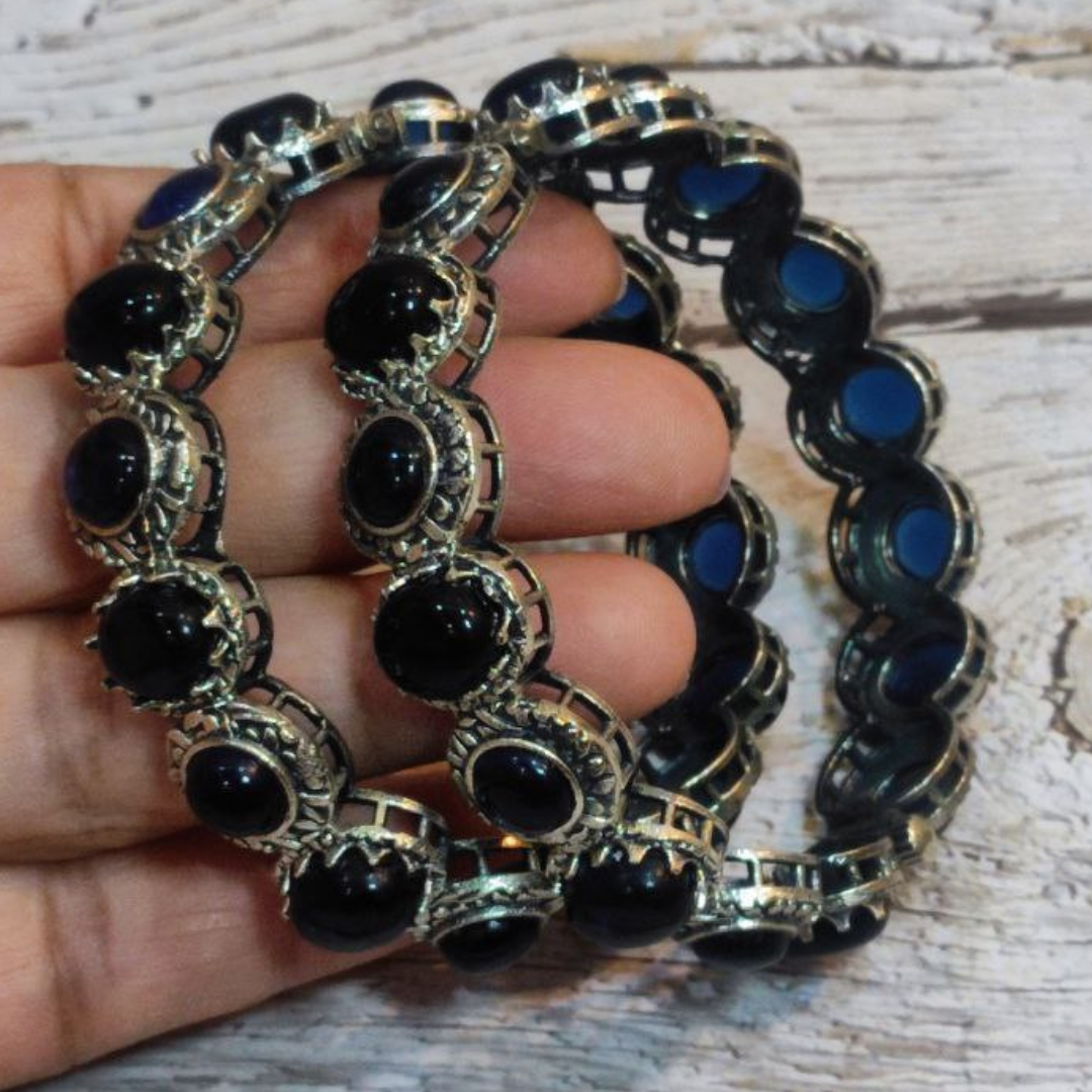 DHWANIKA BLUE BANGLES