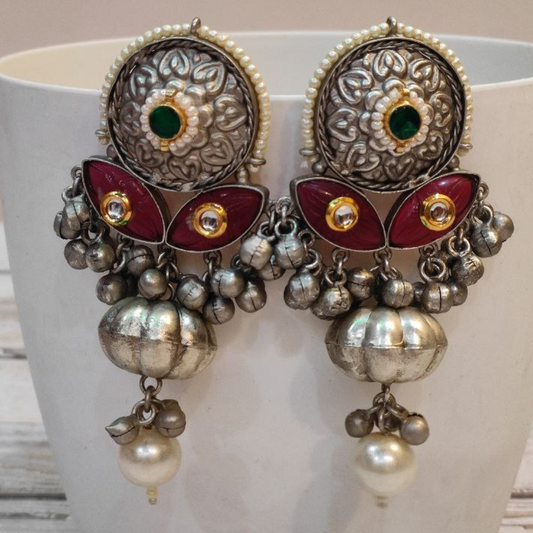 FIDAN RED EARRING