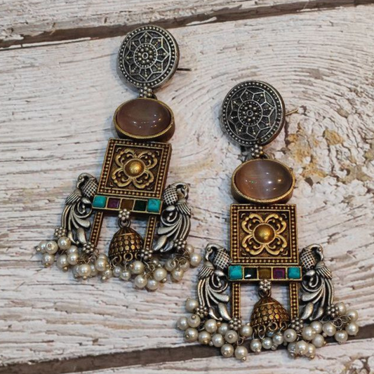 HEER-RANJHA BROWN EARRING