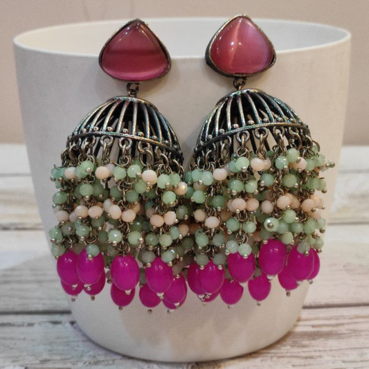 KASHISH PINK JHUMKA