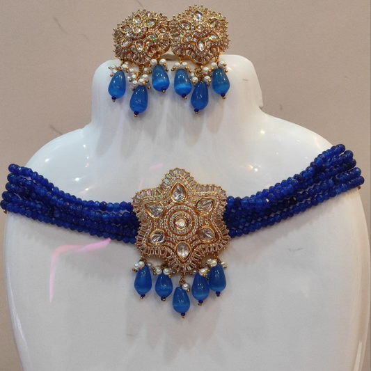 KYLIE BLUE TYAANI KUNDAN CHOKER