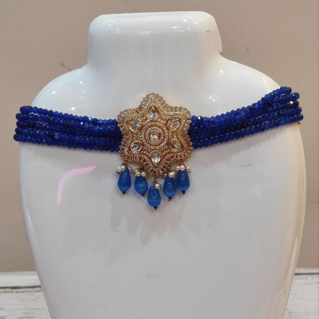 KYLIE BLUE TYAANI KUNDAN CHOKER