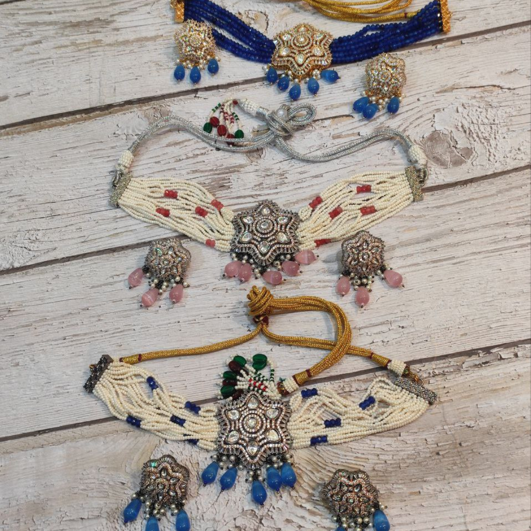 KYLIE BLUE TYAANI KUNDAN CHOKER