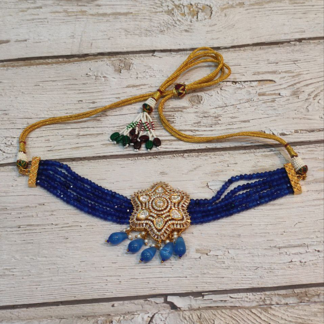 KYLIE BLUE TYAANI KUNDAN CHOKER