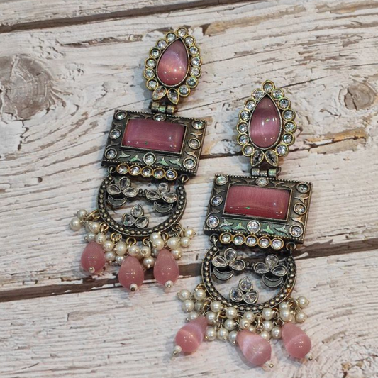 MANDOLA PINK EARRING