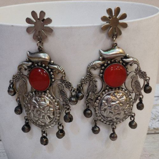 MITHUMIYAN RED EARRING