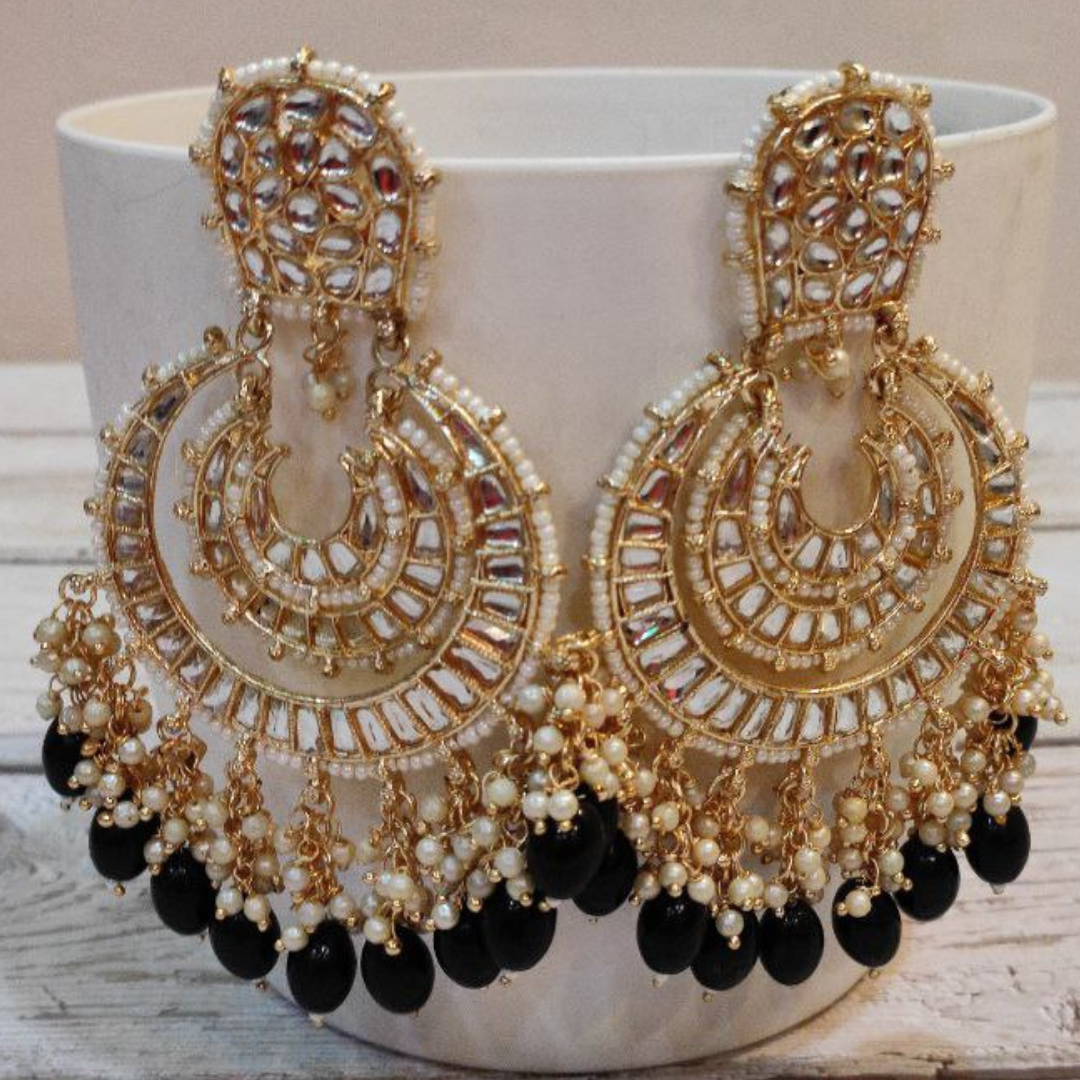 NAKSHA BLACK CHANDBALI