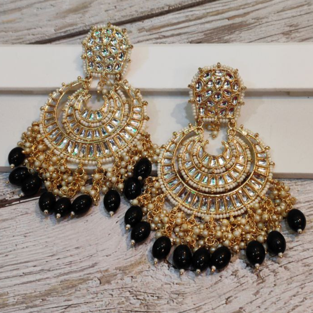 NAKSHA BLACK CHANDBALI