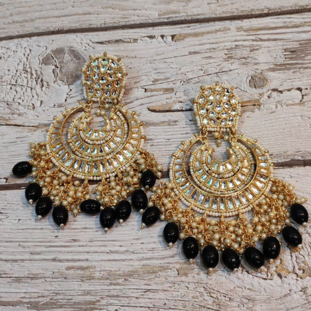NAKSHA BLACK CHANDBALI