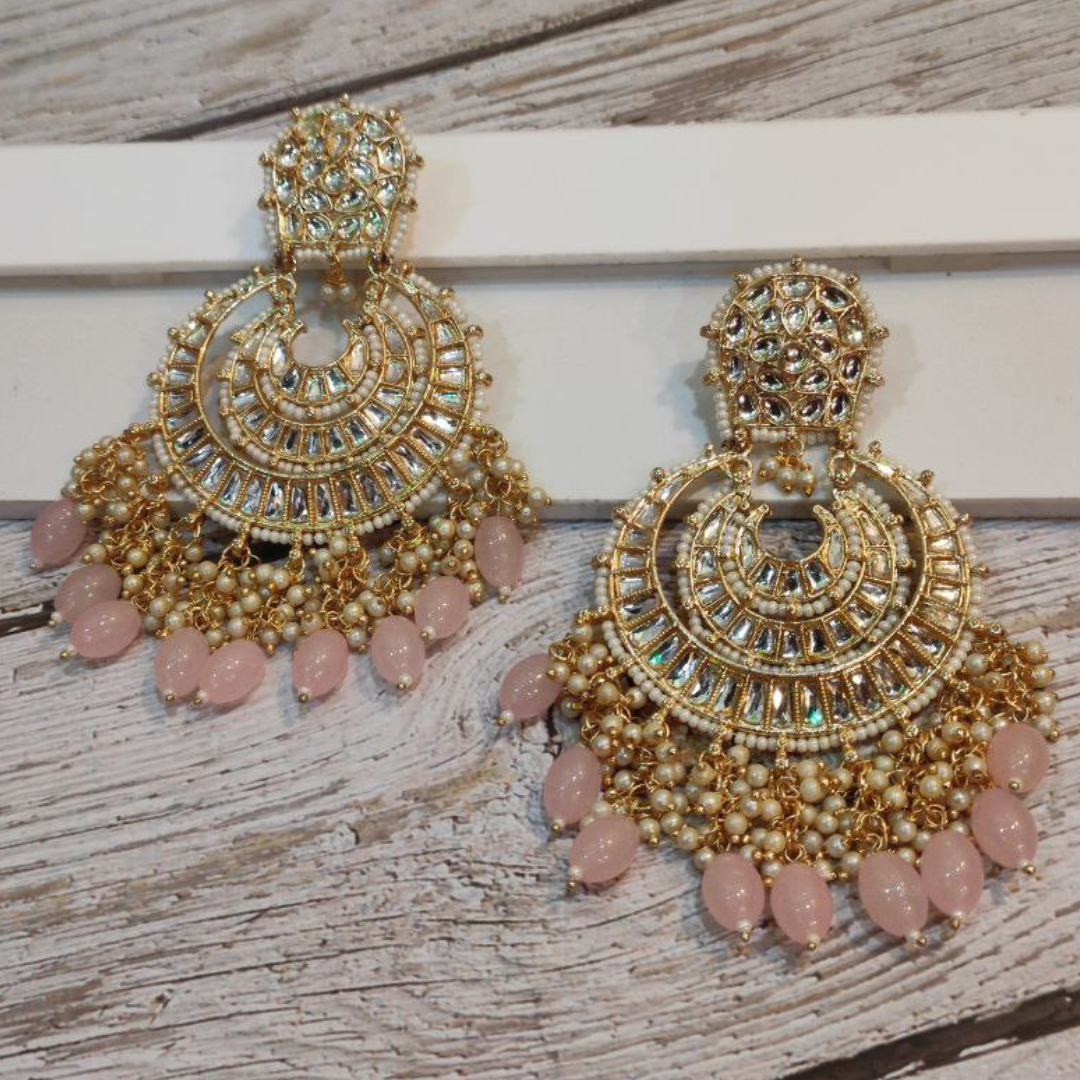 NAKSHA LIGHT PINK EARRING