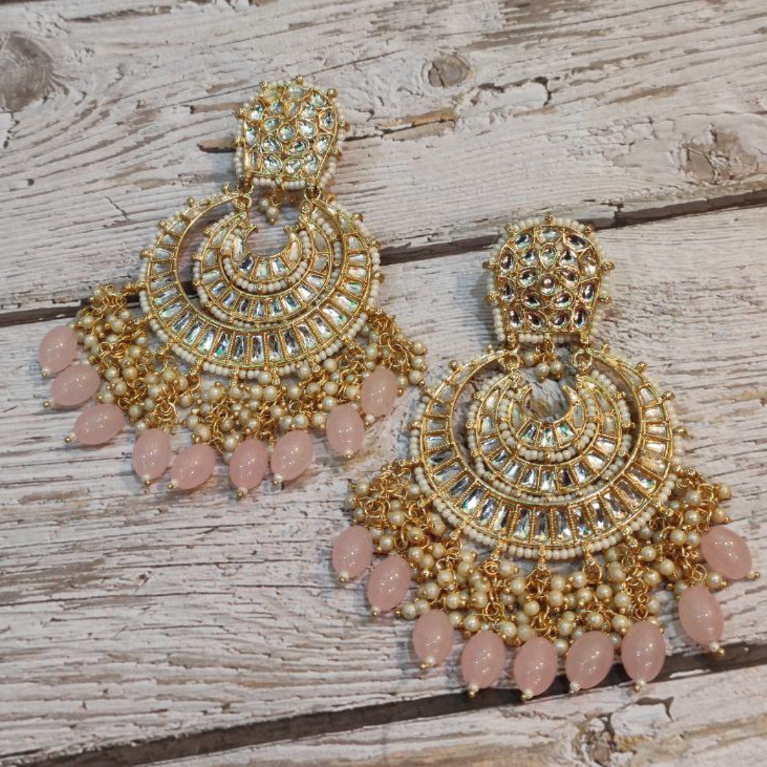 NAKSHA LIGHT PINK EARRING