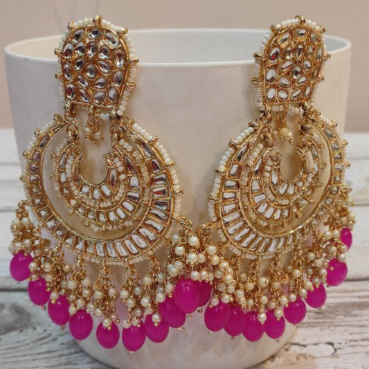 NAKSHA MAGENTA EARRING