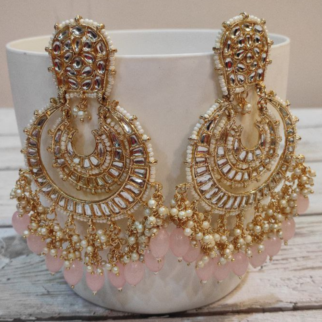 NAKSHA LIGHT PINK EARRING