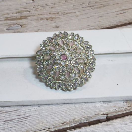 PADMANI PINK REVERSE AD RING