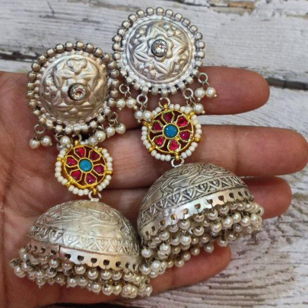PARO RED JHUMKA