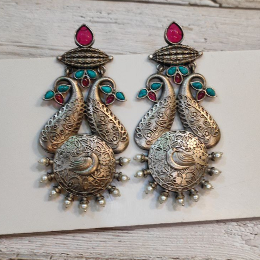 MAYURI PINK EARRING