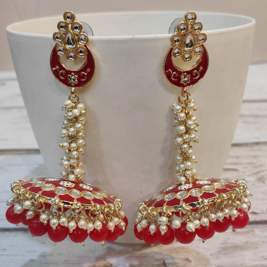 AMARPALI RED (BD) EARRING