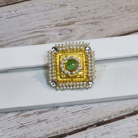 ROOP MINT-GREEN RINGS