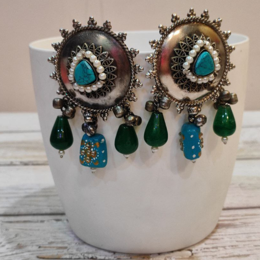 SAGARA TURQUOISE-AQUA EARRING