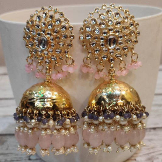 SAMYUKTA PINK (GY) EARRING