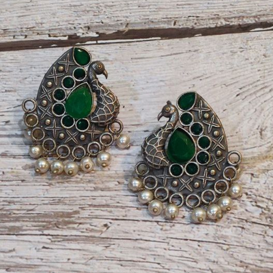 SHIKHINGA GREEN EARRING