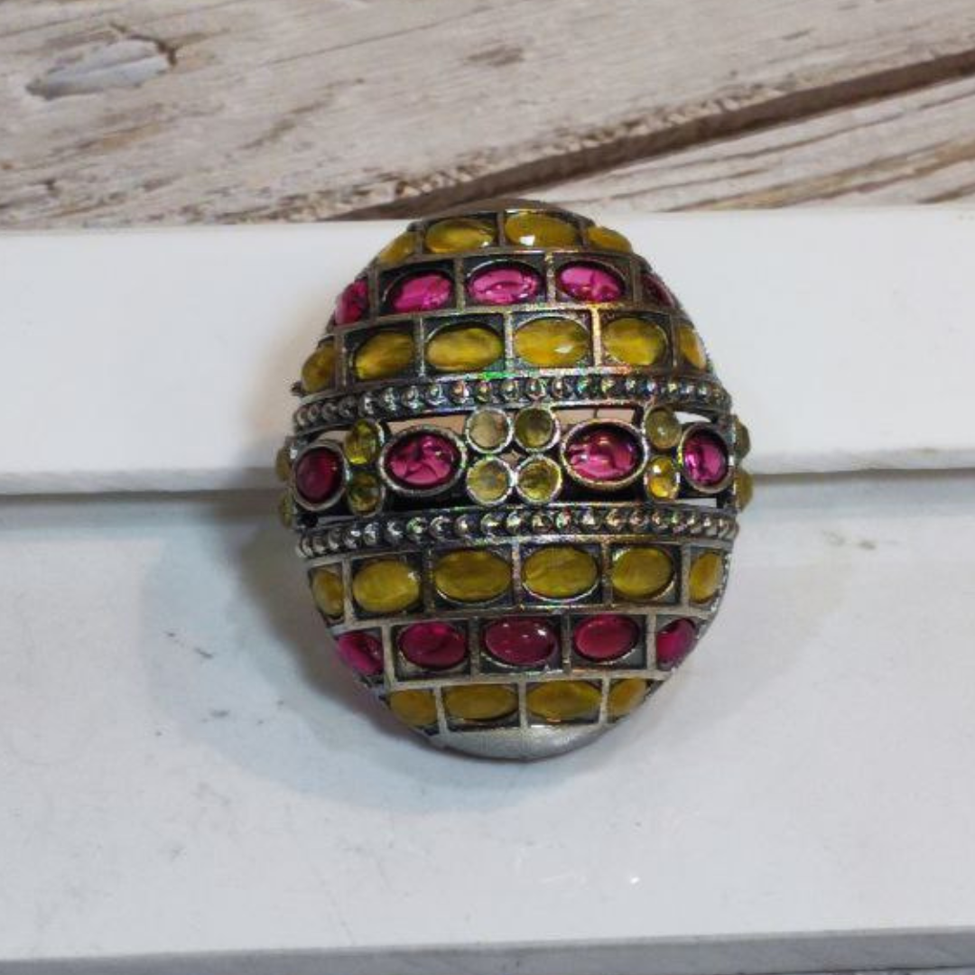 TURTLE YELLOW-RANI RING