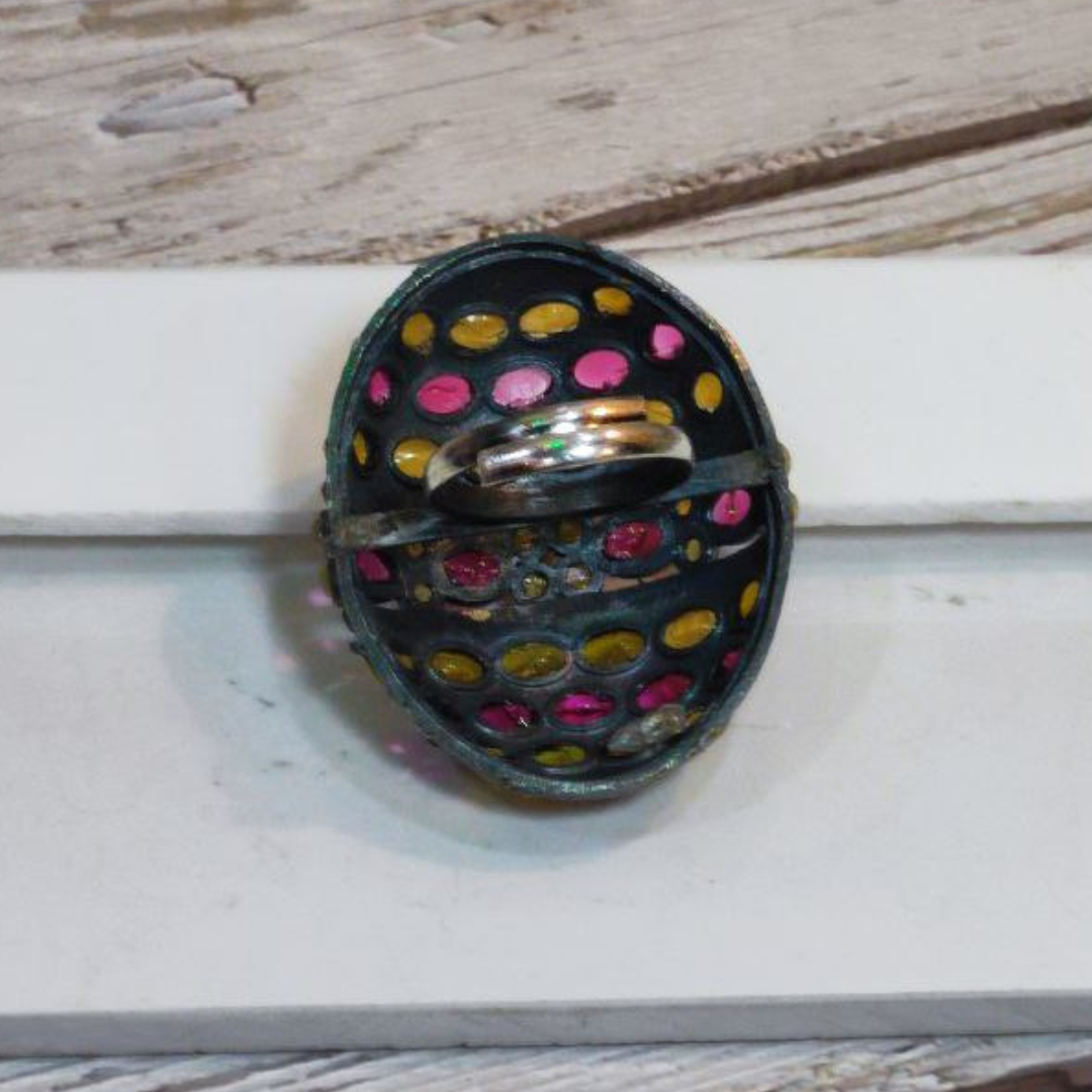 TURTLE YELLOW-RANI RING