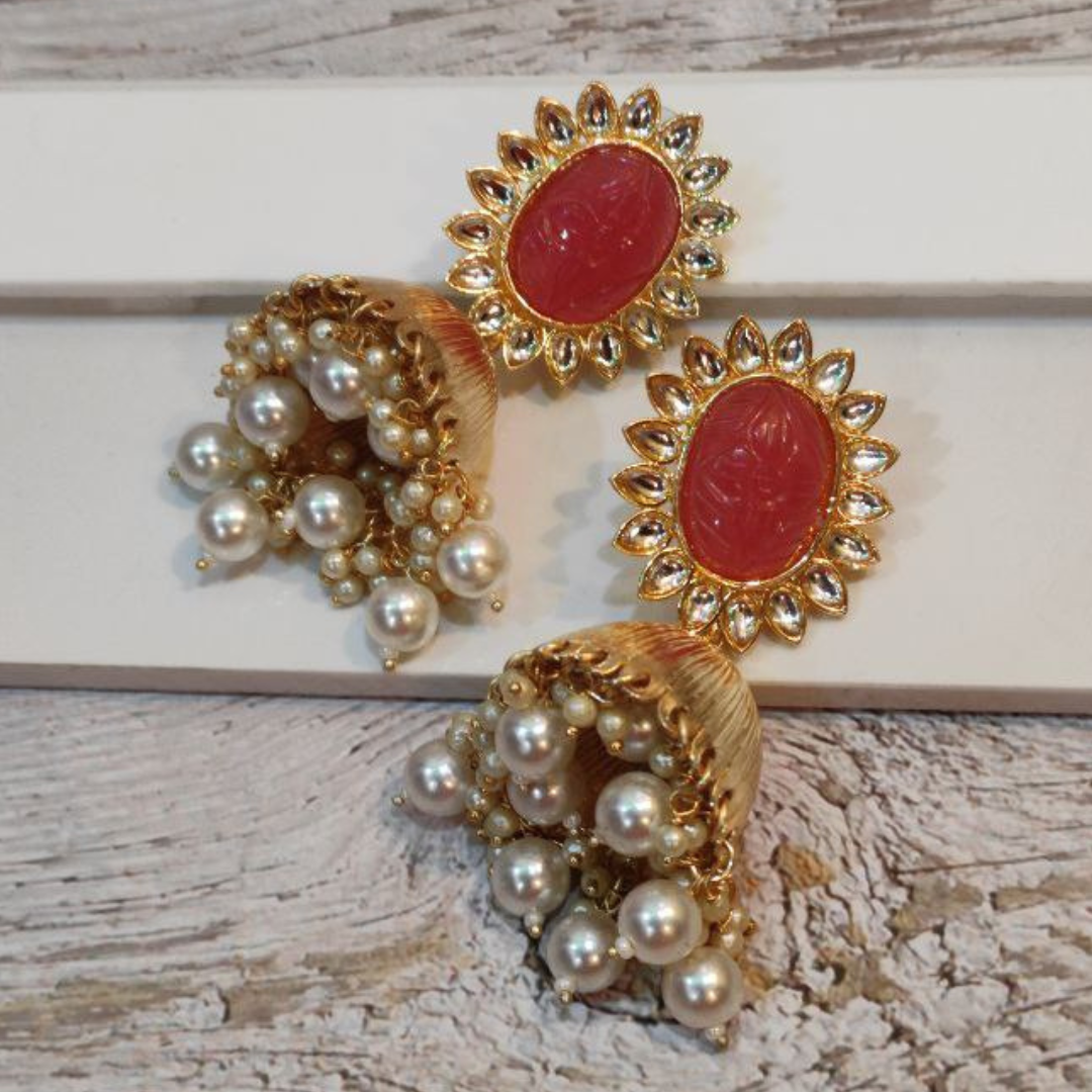 VANYA  CRIMSON EARRING