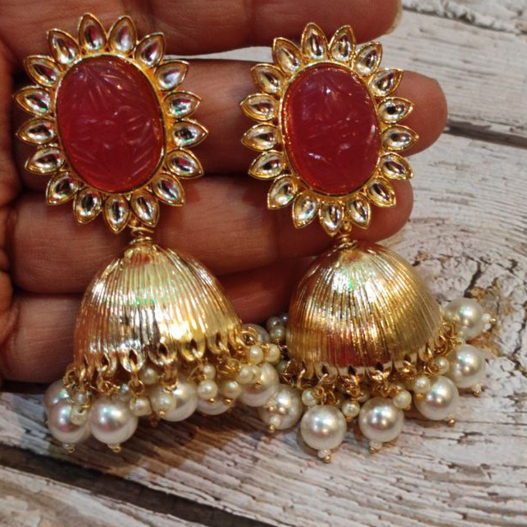 VANYA  CRIMSON EARRING