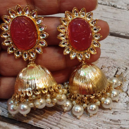 VANYA  CRIMSON EARRING