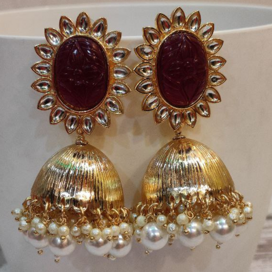 VANYA MAROON EARRING