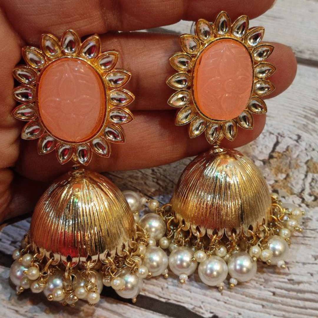 VANYA PEACH EARRING