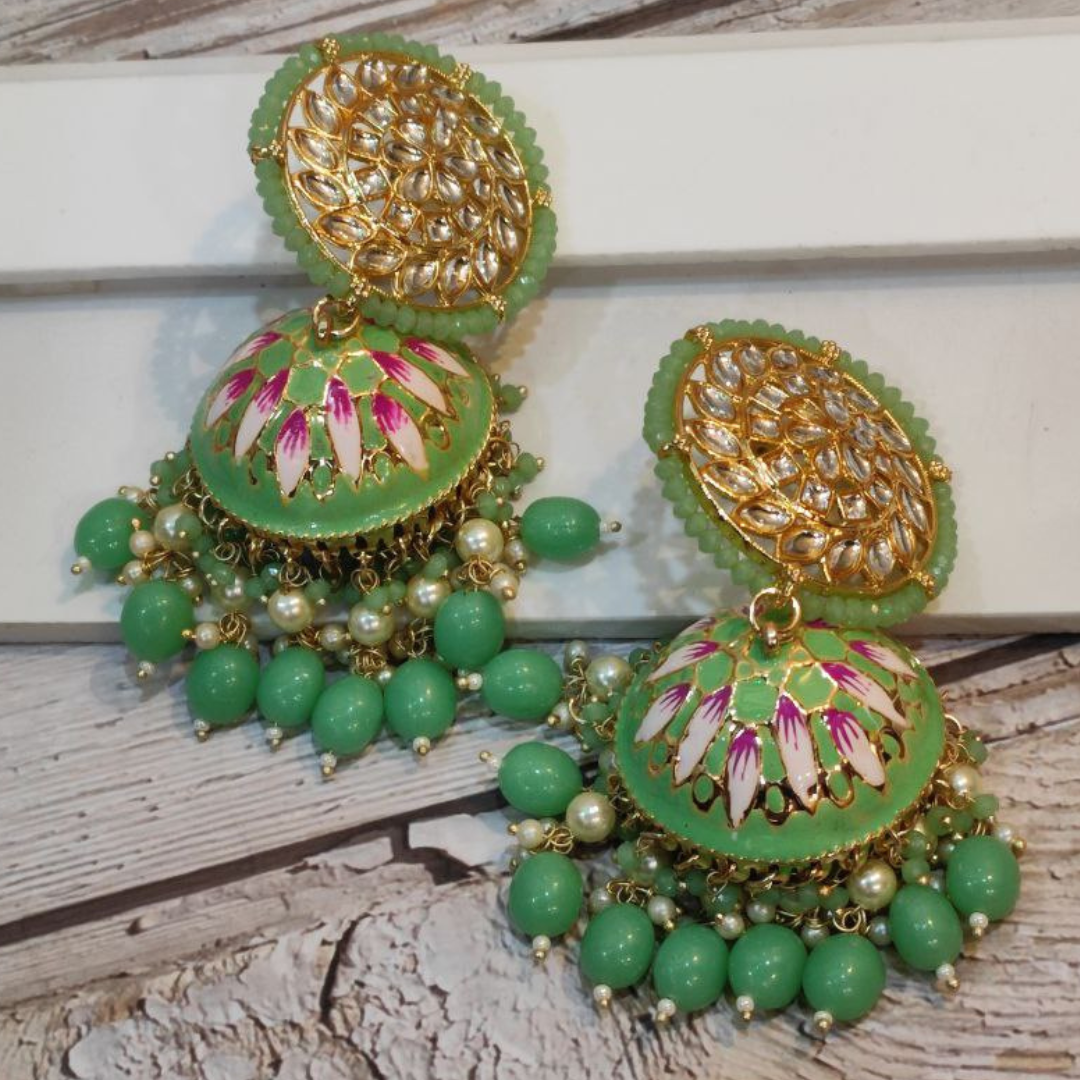 VASUKI MINT GREEN EARRING