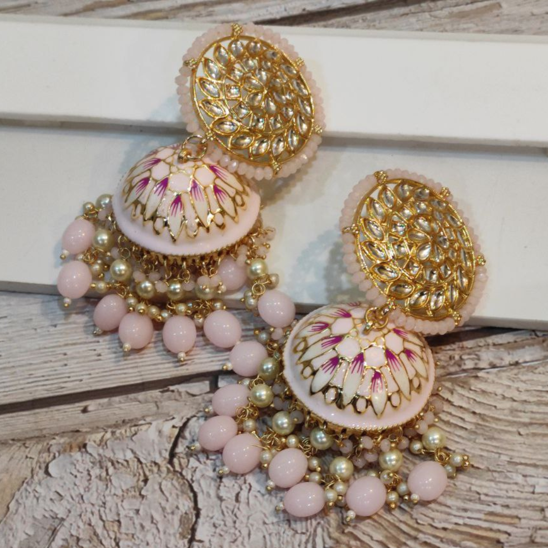 VASUKI PINK EARRING