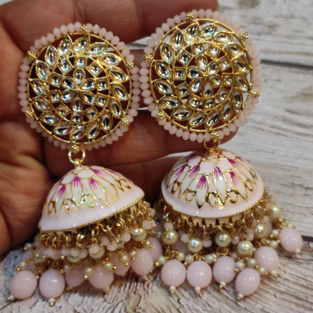 VASUKI PINK EARRING