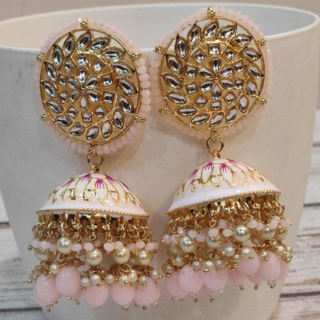 VASUKI PINK EARRING