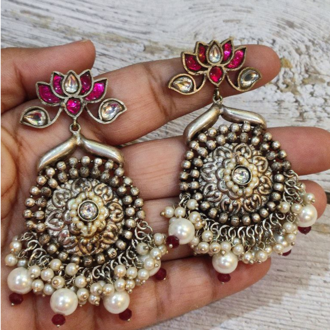 VASUPRADA PINK EARRING