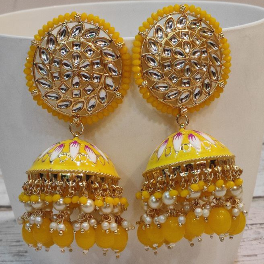 VASUKI YELLOW EARRING