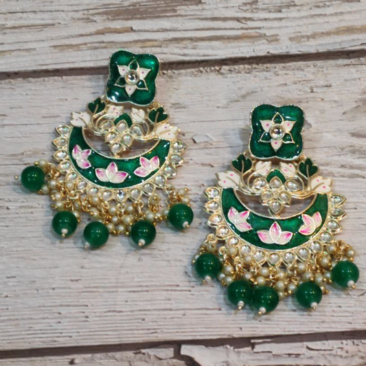 VELLA GREEN EARRING