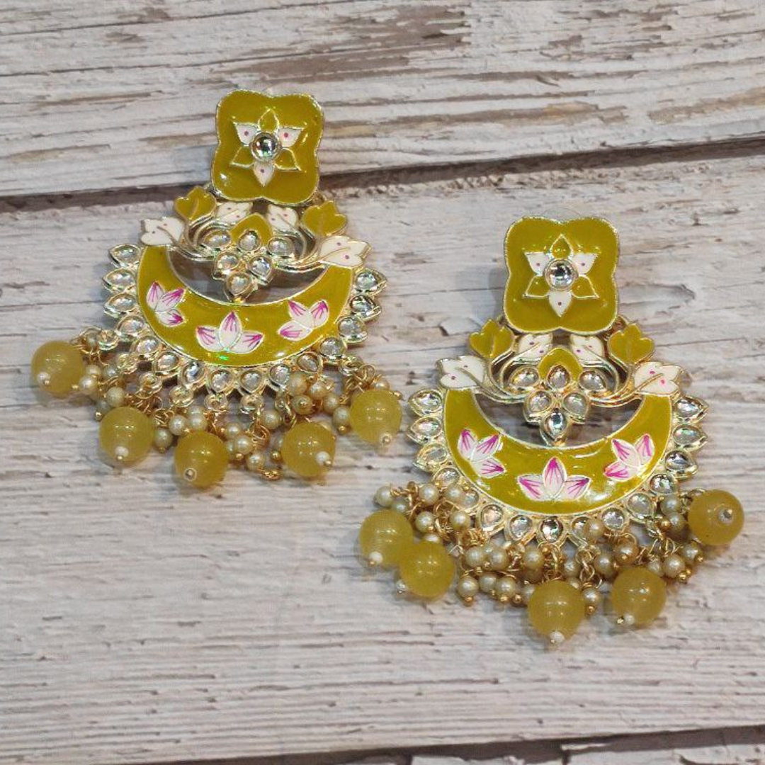 VELLA YELLOW EARRING