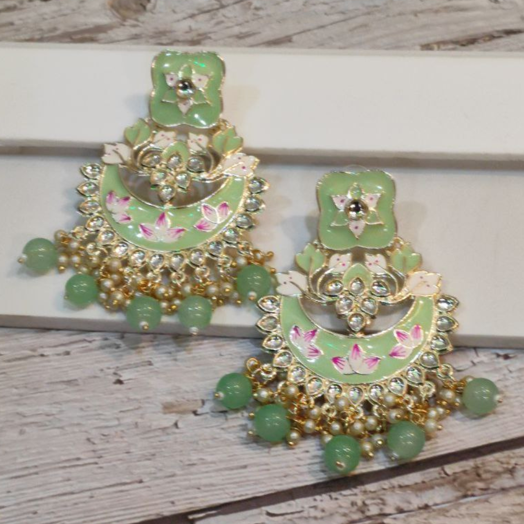 VELLA MINT GREEN EARRING