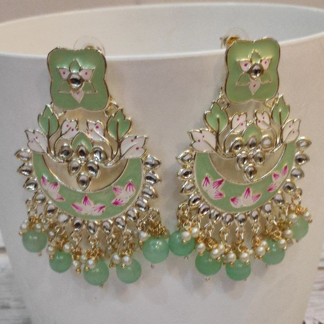 VELLA MINT GREEN EARRING