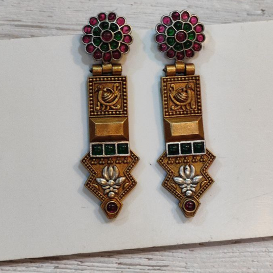 Multi kamini earrings