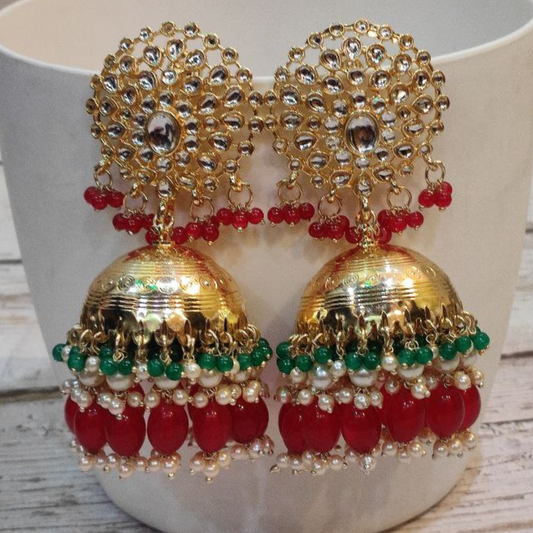 SAMYUKTA RED EARRING
